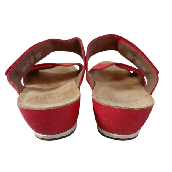 Dansko Vienna Red Double Strap Comfort Sandal Slide Size 8 - Picture 6 of 10